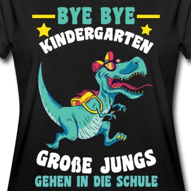 Grundschule T-Shirt - Schulkind Grundschule Dinosaurier Kindergarten Din