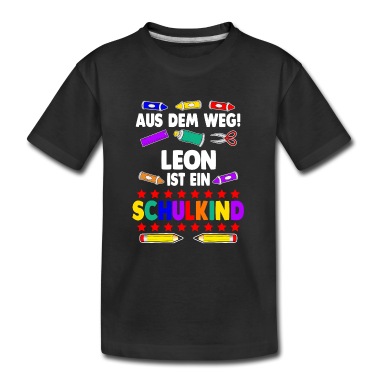 Grundschule T-Shirt - Leon Grundschule erste Klasse Jungen