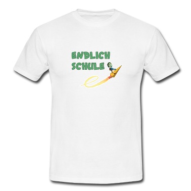 Grundschule T-Shirt - Endlich Schule Kinder Monster Sprüche Grundschule