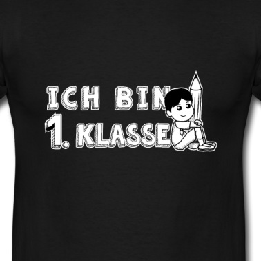 Grundschule T-Shirt - Erste Klasse Schulanfänger I Männchen Grundschule