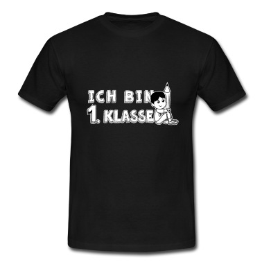 Grundschule T-Shirt - Erste Klasse Schulanfänger I Männchen Grundschule