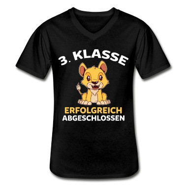 Grundschule T-Shirt - 3. Klasse Schulkind Löwe Drittklässler Grundschule
