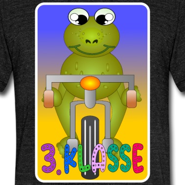Grundschule T-Shirt - 3 Schulklasse Grundschule Frosch RADFAHREN SPORT