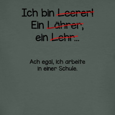 Grundschule T-Shirt - Ehrenlehrer I Schule Uni Grundschule Berufsschule