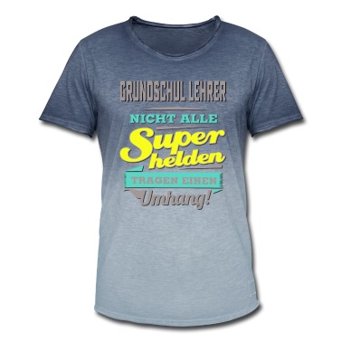 Grundschule T-Shirt - NEON Design für Superhelden - Grundschul Lehrer