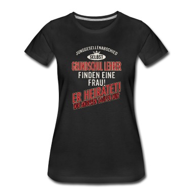 Grundschule T-Shirt - JGA Team - Grundschul Lehrer - US clean Style red