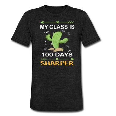 Grundschule T-Shirt - Meine Klasse ist 100 Tage schärfer Schulkaktuslehrer