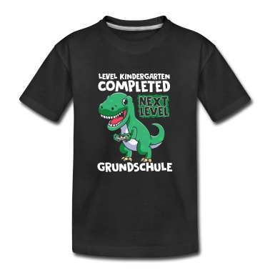 Grundschule T-Shirt - Kindergarten Level Complete - Next Level Grundschu