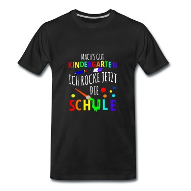 Grundschule T-Shirt - Schulkind 2021 Lustig Ich rocke die Schule T-Shirt