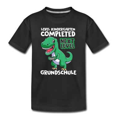 Grundschule T-Shirt - Kindergarten Level Complete - Next Level Grundschu