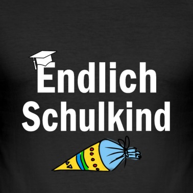 Grundschule T-Shirt - Endlich Schulkind Schultüte