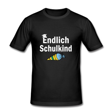 Grundschule T-Shirt - Endlich Schulkind Schultüte
