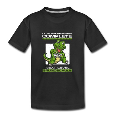 Grundschule T-Shirt - Kindergarten Level Complete - Next Level Grundschu