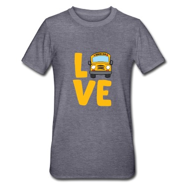 Grundschule T-Shirt - Liebe Schulbusfahrer Schulbus Kinder Geschenk Für