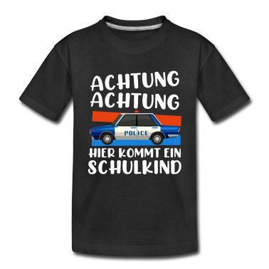 Grundschule T-Shirt - Polizei Einschulung 2021 Schulkind 1. Klasse