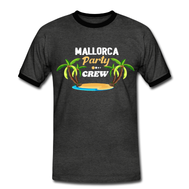 Abschlussfahrt T-Shirt - Mallorca Party Crew Malle Palmen Eimer Saufen