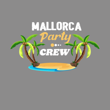 Motiv Mallorca Party Crew Malle Palmen Eimer Saufen