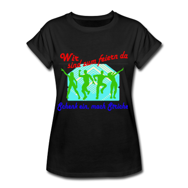 Abschlussfahrt T-Shirt - nur zum feiern hier, party, Insel, feiern, saufen