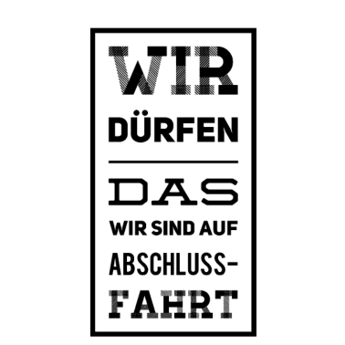 Motiv Wir sind auf Abschlussfahrt