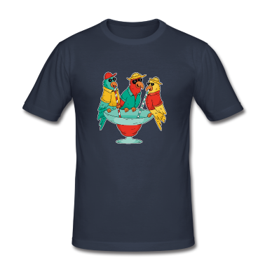 Abschlussfahrt T-Shirt - Urlaubs-Outfit - 3 betrunkene Papageien