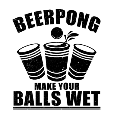 Motiv Bierpong Abschlussfahrt Bier Wortspiel Geschenk