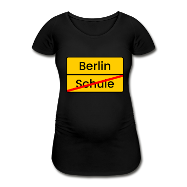 Abschlussfahrt T-Shirt - Berlin Abschlussfahrt T-Shirt Motiv Ortsschild