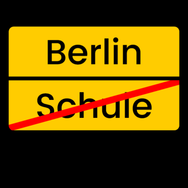 Motiv Berlin Abschlussfahrt T-Shirt Motiv Ortsschild