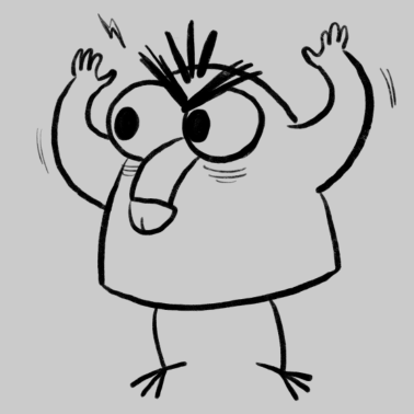 Motiv Der Wütende Penisvogel