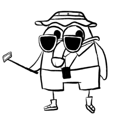 Motiv Der Touristen Penisvogel