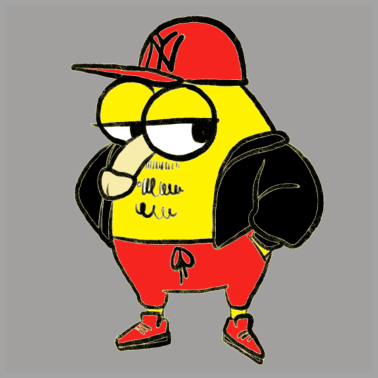 Motiv Der Gangster Penisvogel