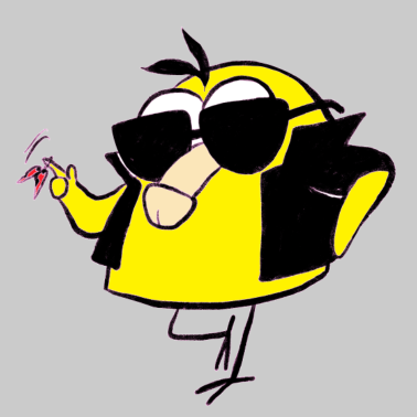 Motiv Der Cooler Penisvogel