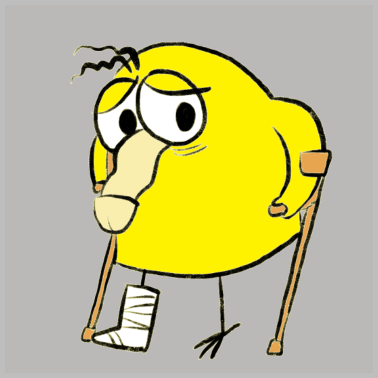 Motiv Der Verletzte Penisvogel