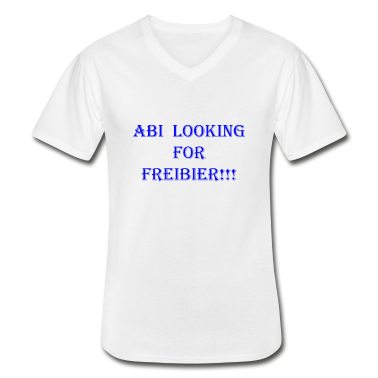 Abschlussfahrt T-Shirt - Abi looking for freibier