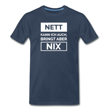 Abschlussfahrt T-Shirt - nett nix