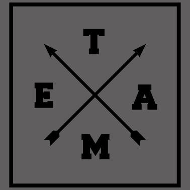 Motiv Team Mannschaft Fussball Hipster Kreuz Geschenk