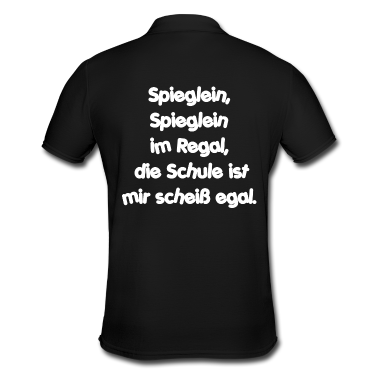 Abschlussfahrt Poloshirt - Schule ist egal schulhumor für Abschlussfahrt