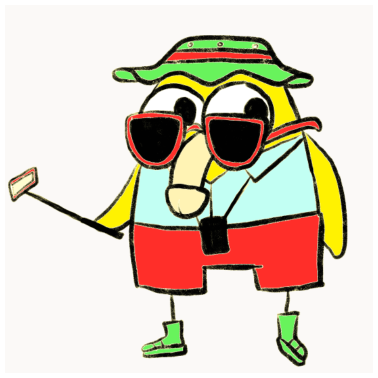 Motiv Der Touristen Penisvogel