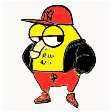 Motiv Der Gangster Penisvogel