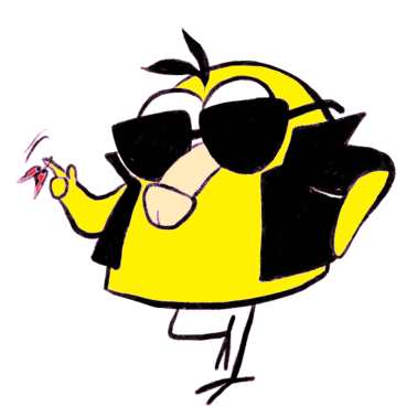 Motiv Der Cooler Penisvogel