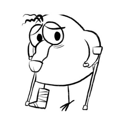 Motiv Der Kranke Penisvogel