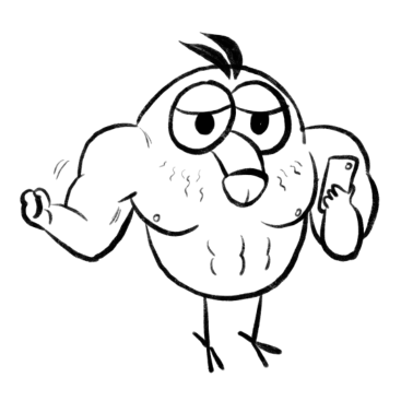 Motiv Fitness Penisvogel