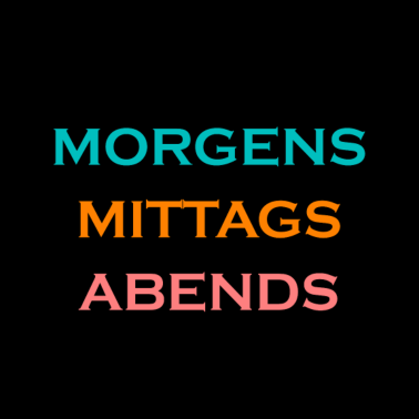 Motiv Saufen, Morgens, Mittags, Abends. Bier