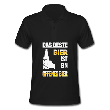 Abschlussfahrt Poloshirt - Das Beste Bier ist ein offenes Alkohol Saufmotiv
