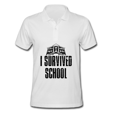 Abschlussfahrt Poloshirt - Schule Überleben Universität Bildung Hochschule
