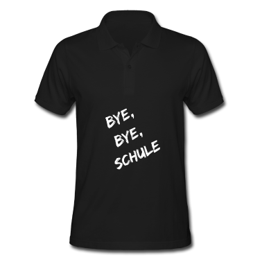 Abschlussfahrt Poloshirt - Bye, bye, Schule Geschenk Abschlussfeier Schule
