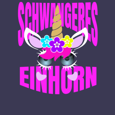 Motiv Lustiger Spruch Schwangerschaft Einhorn