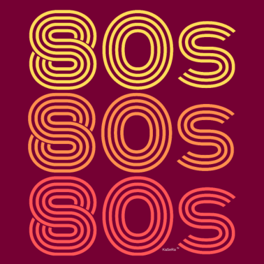 Motiv Lustiger Spruch 80s