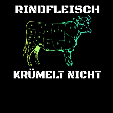 Motiv Lustiger Spruch Rindfleisch