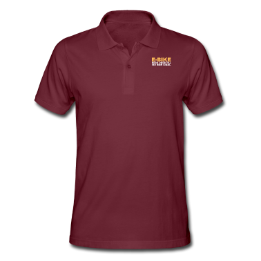 Abschlussfahrt Poloshirt - Lustiger Spruch E Bike