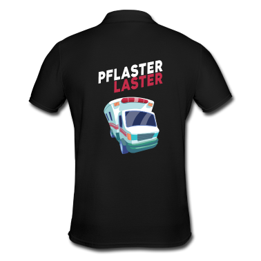 Abschlussfahrt Poloshirt - Pflasterlaster - Rettungssanitäter - Krankenwagen
